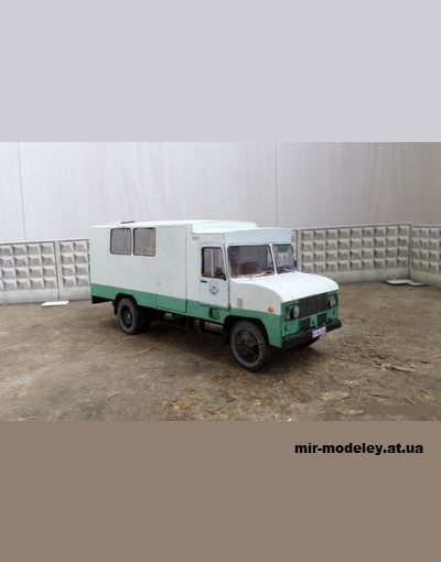 №14528 - Молоковоз TA-37601 (конверсия ТА-29 от AVR) из бумаги