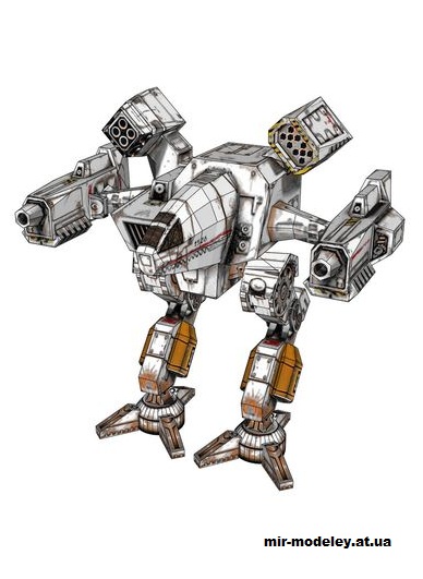 №14653 - Cauldronborn (Mechwarrior 4) из бумаги