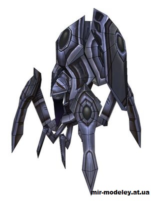 №14669 - Protoss Stalker (StarCraft 2) из бумаги