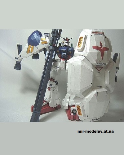 №14602 - RX-78 GP02A Gundam Physallis из бумаги