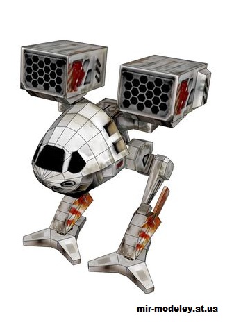 №14654 - Catapult (Mechwarrior 4) из бумаги