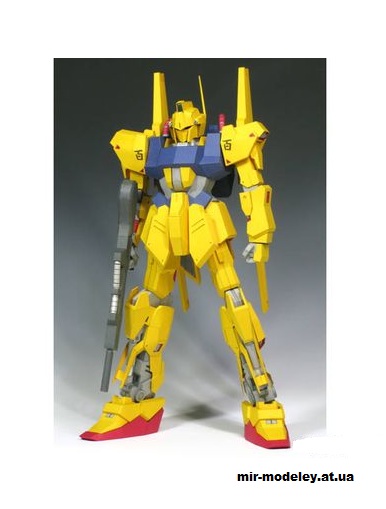 №14623 - MSN-00100 Hyaku Shiki Gundam из бумаги