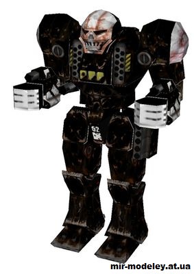 №14646 - Atlas (MechWarrior) из бумаги
