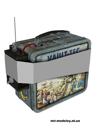 №14595 - Крышко-мина (Fallout 3 - Vitold_Vessone) из бумаги