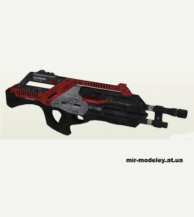 №14639 - M-76 Revenant (Mass effect) из бумаги