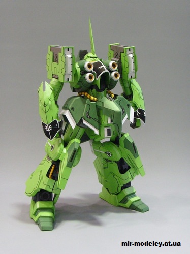 №14621 - NZ-666 Kshatriya aka “Quad-wing” Gundam (Rarra) из бумаги