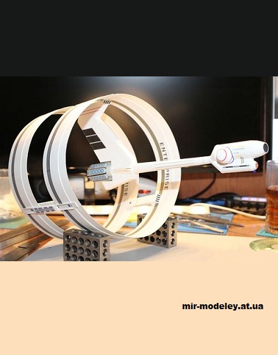 №14693 - Star Trek: XCV-330 Enterprise (David Lukens) из бумаги