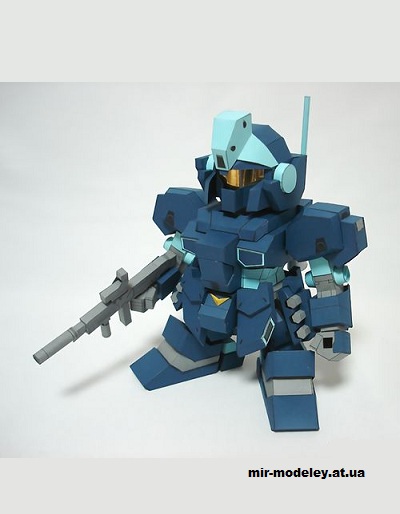 №14606 - SD RGM-96X Jesta (Gundam) из бумаги