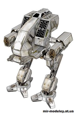 №14652 - Vulture (Mechwarrior 4) из бумаги