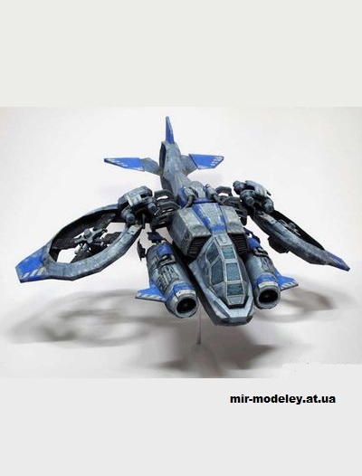 №14671 - AH/G-24 Banshee (Starcraft 2) из бумаги