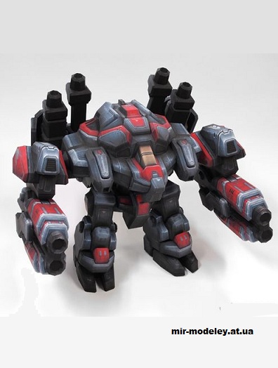 №14665 - Thor (Starcraft 2) из бумаги