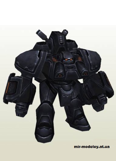 №14673 - Marauder (StarCraft 2) из бумаги