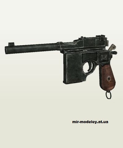 №14597 - Mauser C96 (Fallout 3) из бумаги