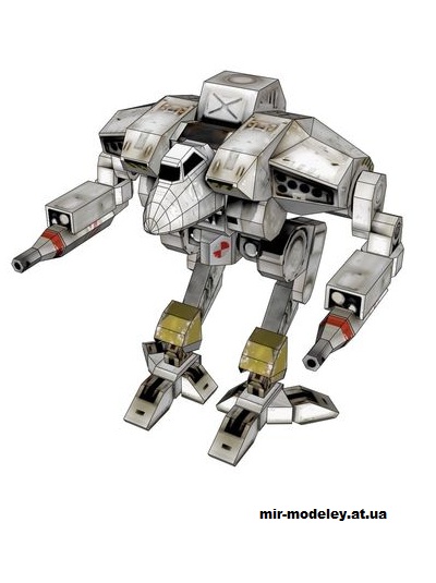 №14655 - Cougar (Mechwarrior 4) из бумаги