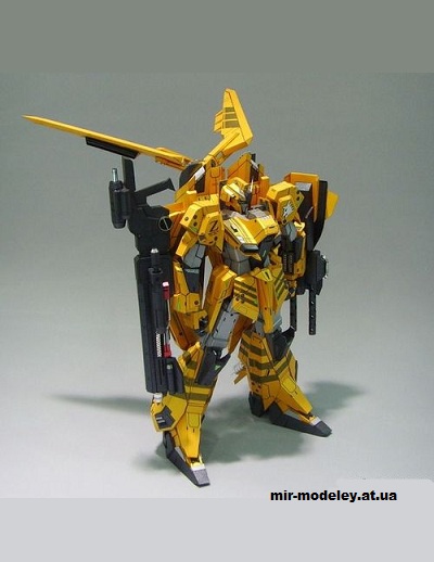 №14608 - MSZ-006-3B Zeta Gundam 3B Type из бумаги