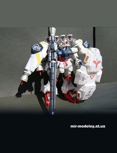 №14620 - RX-78 GP02A Gundam Physallis (shy0221) из бумаги