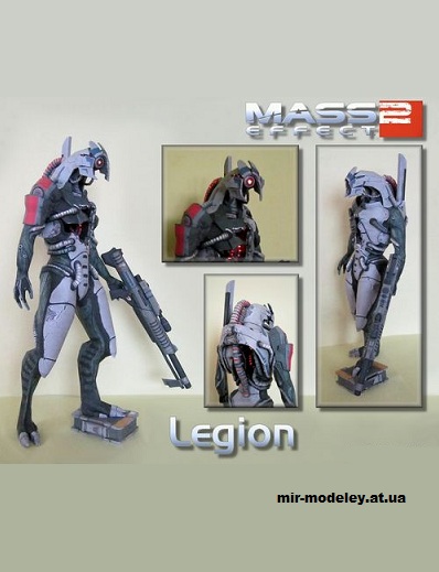 №14633 - Legion / Легион (DaiShiHUN / Mass Effect 2) из бумаги