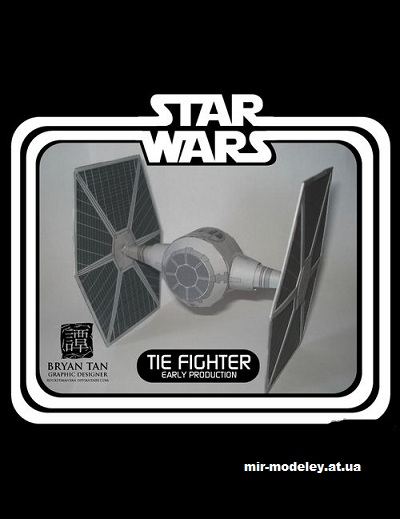 №14705 - TIE Fighter (Star Wars - RocketmanTan) из бумаги