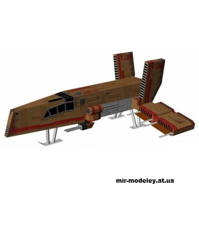 №14790 - Moldy Crow (Star Wars) из бумаги