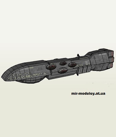 №14771 - Dreadnaught (Star Wars) из бумаги