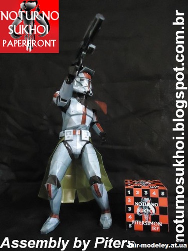 №14720 - Командор Девис / Commander Deviss (Star Wars) из бумаги