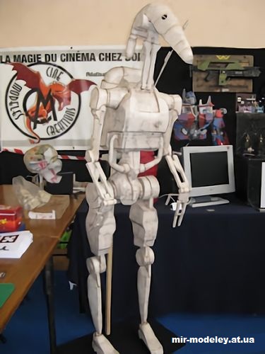 №14699 - Боевой дроид / Battle Droid (Star Wars) из бумаги