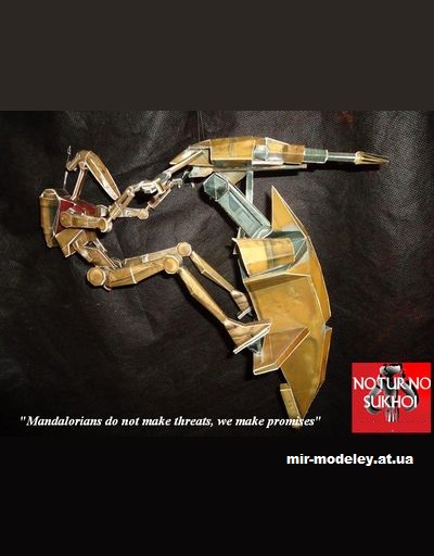 №14782 - STAP and Battle Droid (Star Wars) из бумаги