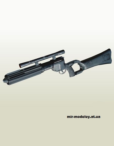 №14727 - Boba Fett EE-3 Blaster Rifle (Star Wars) из бумаги