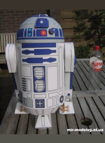 №14789 - Астродроид R2D2 (Star Wars) из бумаги