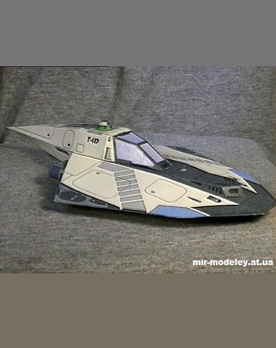 №14724 - N-2 Starfighter (Star Wars) из бумаги