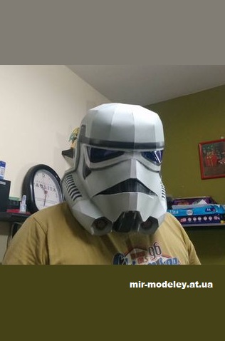 №14761 - Stormtrooper helmet (StarWars) из бумаги