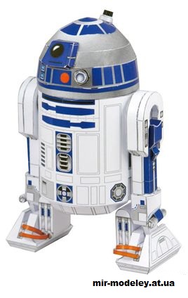 №14783 - R2-D2 (Star Wars) из бумаги