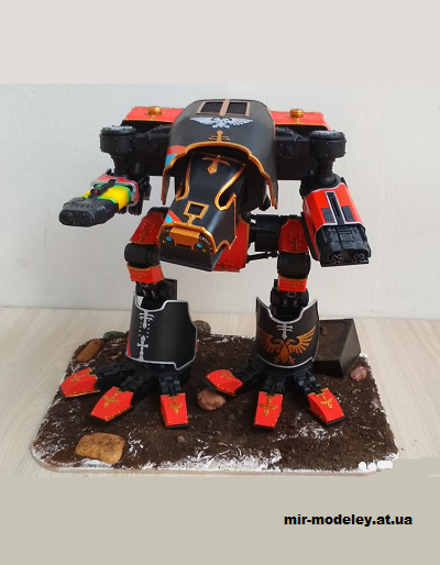№14827 - Warhound Titan (Warhammer 40k) из бумаги