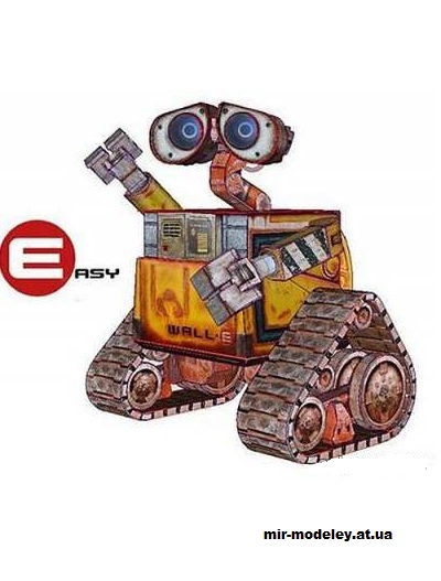 №14813 - Wall-E (упрощенная версия) [Elsocraft] из бумаги