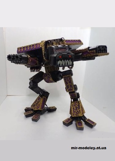 №14821 - Chaos Warhound Titan (Warhammer 40K) из бумаги