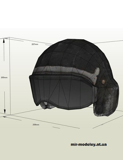 №14812 - Стальной шлем (S.T.A.L.K.E.R.) из бумаги