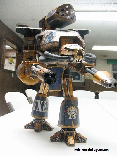 №14881 - DIY - Reaver Titan Plans & Templates (Warhammer 40k) из бумаги