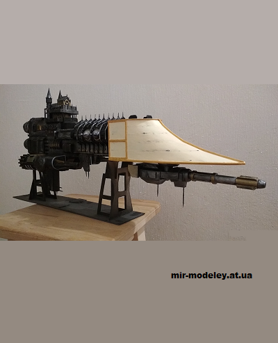 №14832 - Firestorm-class Frigate Warhammer 40k (Bhaad) из бумаги