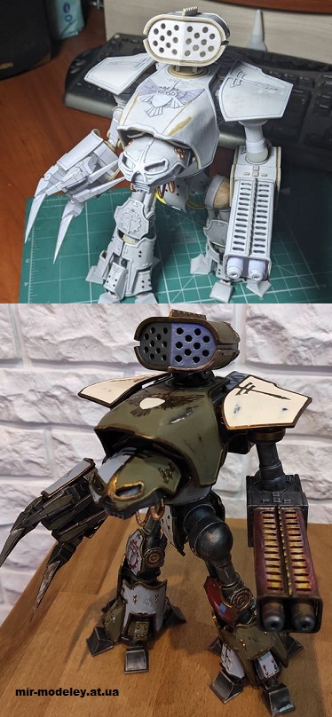 №14909 - REAVER FINAL (Eli Patoroch / Warhammer 40k) из бумаги