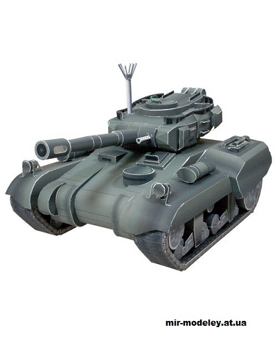 №14940 - Eucadian Tank (Warhawk) из бумаги
