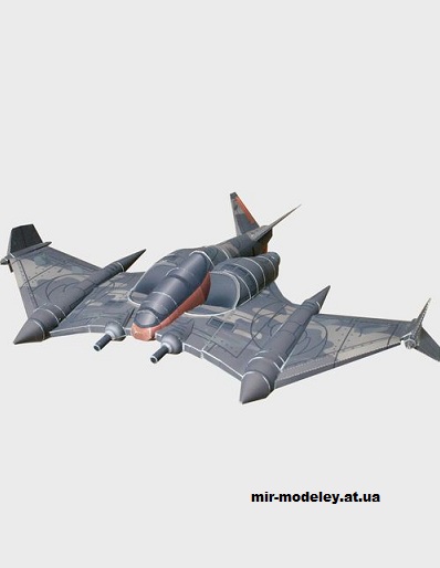 №14941 - Nemesis (Warhawk) из бумаги