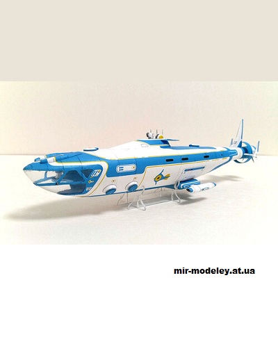 №15047 - Подводная лодка Atlas (Subnautica) из бумаги