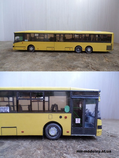 №15051 - Автобус Волжанин-6270.00 (Alexandrlion) из бумаги