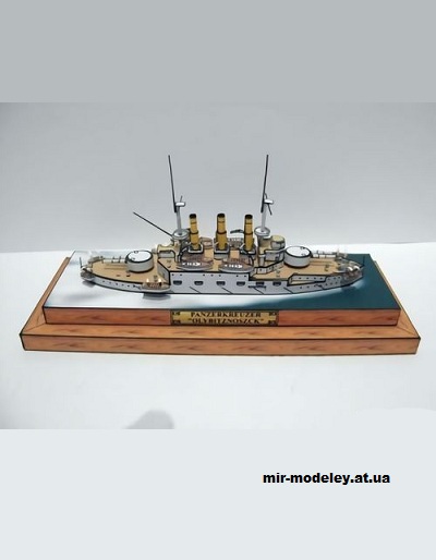 №15085 - Panzerkreuzer «Olybitznoszck» из бумаги