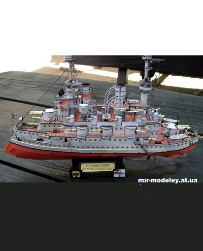 №15087 - Panzerschiff Kaiser Wilhelm II (JFS) из бумаги