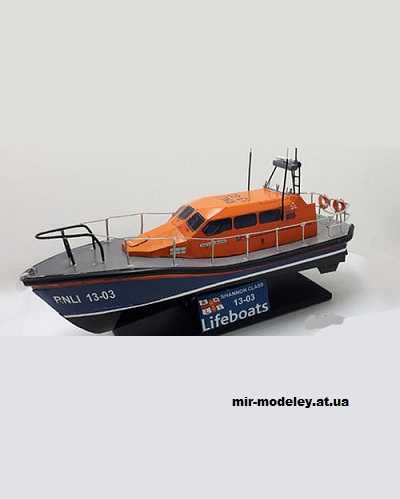 №15177 - Shannon Class Exmouth Lifeboat (Paperdiorama) из бумаги