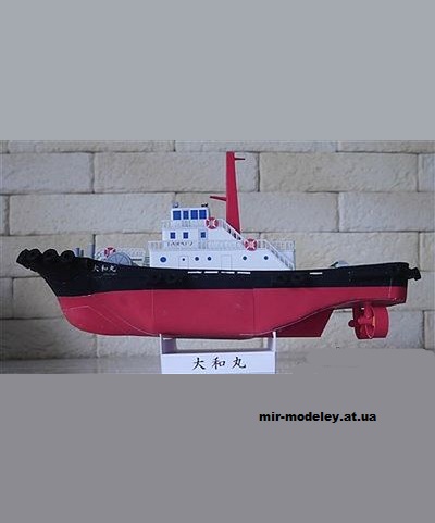 №15105 - Буксир Yamato из бумаги