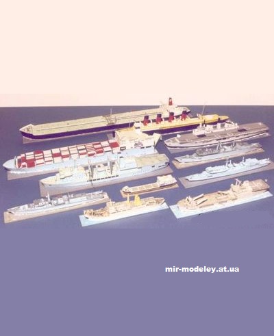№15114 - Scale Model Ships from Card (Wizzo Design) из бумаги