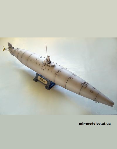 №15099 - Peral Submarine (Heinkel Models) из бумаги