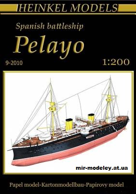 №15096 - Pelayo (Heinkel Models 9/2010) из бумаги